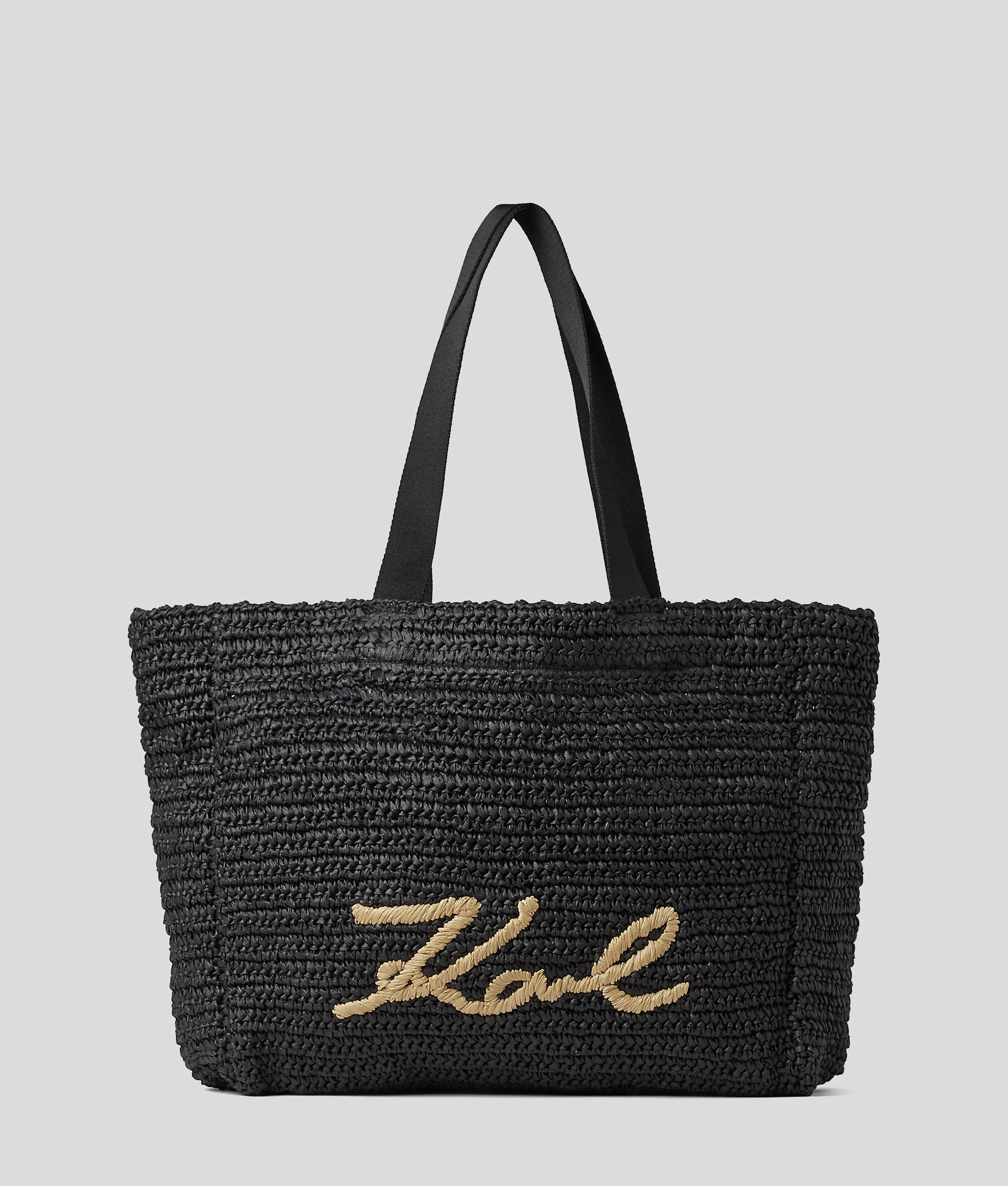 (image for) Sweet K/SIGNATURE RAFFIA BEACH TOTE BAG